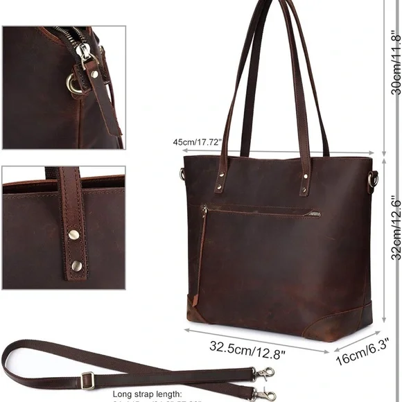 S Zone - NEW w tags Tote Bag - Brown in color - Picture 12 of 16